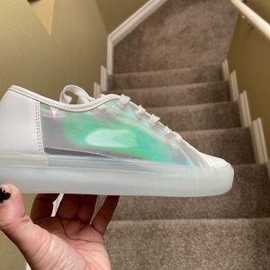 Holographic clear shoes new Katy Perry